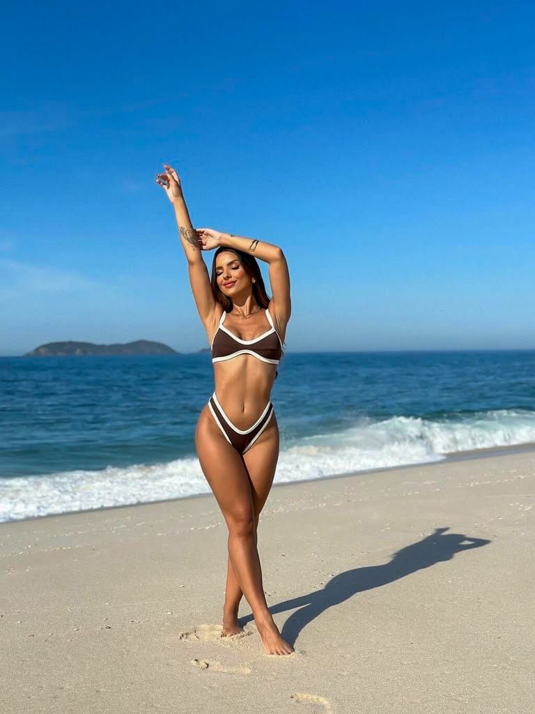 Model wearing the Firenze bikini from the Toscana collection